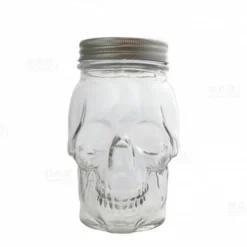 Cheap ✨ BarMan BarConic® Skull Mason Jar With Lid - 16 Ounce ✔️