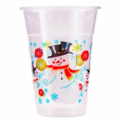 Hot Sale ⌛ BarMan Snowman Plastic Cups -16 Oz. - 20 Count 😀