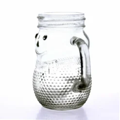 Outlet 🔔 BarMan BarConic® Snowman Mason Jar - 4 Ounce ⌛ -Barman Sales Store snowman shot glass2 700x700
