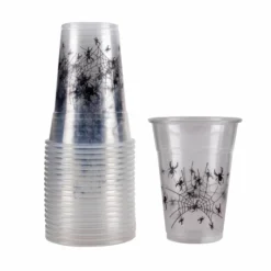 Discount ⌛ BarMan Soft Plastic Cups - Spiders 20 Ct. - 16 Ounce ⌛ -Barman Sales Store soft cup spider clean2 700x700