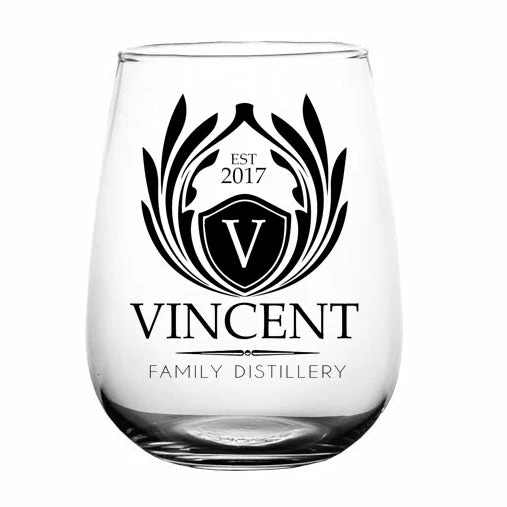 Discount ⌛ BarMan CUSTOMIZABLE - Stemless Wine Glass - 17 Ounce - Crest Design 1 😉 3 Discount ⌛ BarMan CUSTOMIZABLE - Stemless Wine Glass - 17 Ounce - Crest Design 1 😉 - Image 3
