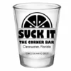 Flash Sale ⭐ BarMan CUSTOMIZABLE - 1.75oz Clear Shot Glass - Suck It ⌛
