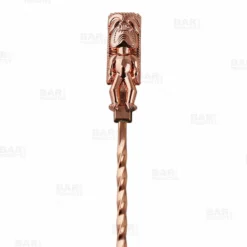 Cheap ✔️ BarMan Olea™ Tiki Butt Ku Copper Plated Bar Spoon - 40cm 🎁 -Barman Sales Store tiki bar spoon copper bpc 1 700x700