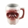 New 🤩 BarMan BarConic® Tiki Drinkware - Ceramic Skull Mug - 10 Ounce ⭐