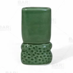 Discount 🥰 BarMan BarConic® Tiki Drinkware - Shots ✔️ -Barman Sales Store tiki man shot glass green back bpc 700x700