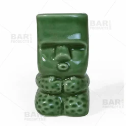 Discount 🥰 BarMan BarConic® Tiki Drinkware - Shots ✔️ -Barman Sales Store tiki man shot glass green front bpc 700x700