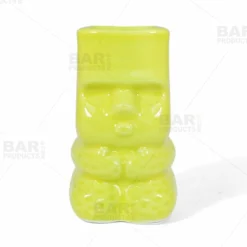 Discount 🥰 BarMan BarConic® Tiki Drinkware - Shots ✔️ -Barman Sales Store tiki man shot glass yellow front bpc 700x700