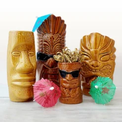 Cheap ❤️ BarMan Tiki Mugs Drinkware Package 1 - Set Of 4 🌟