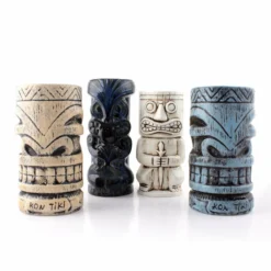 Brand new 😉 BarMan Tiki Mugs Drinkware Package 6 - Set Of 4 🎉