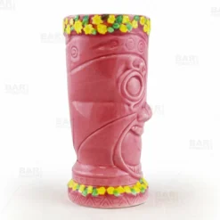 Best deal ✨ BarMan BarConic® Tiki Drinkware - Pink Flower Goddess - 12 Ounce 🔔 -Barman Sales Store tiki mug pink lei bpc 1 700x700