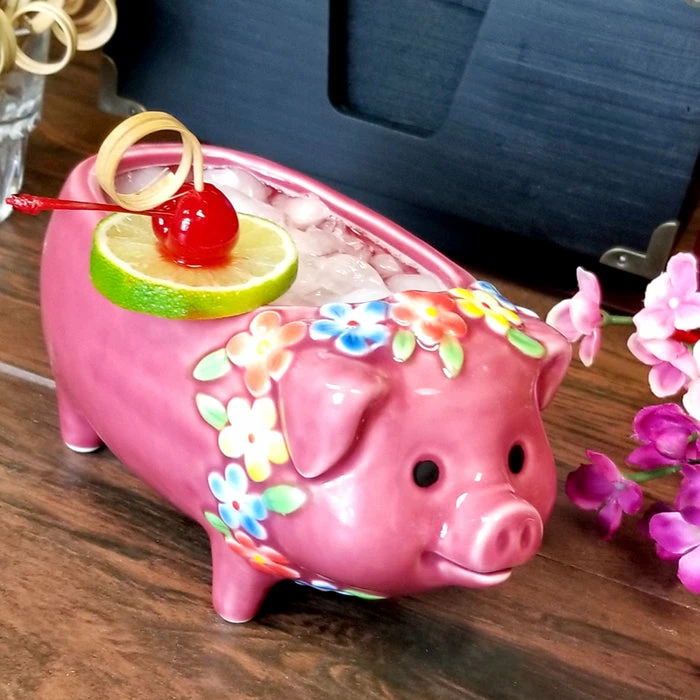 Coupon ⌛ BarMan BarConic® Tiki Drinkware - Pink Piggy ⌛ - Image 2