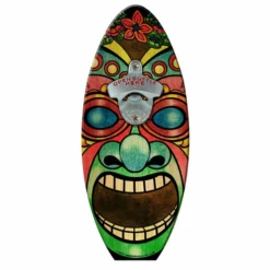 Best reviews of 🥰 BarMan Surfboard Wall Mount Bottle Opener - Carnival Tiki Man 🎁