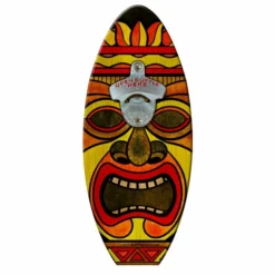 Deals 👏 BarMan Surfboard Wall Mount Bottle Opener - Red Hot Tiki Man 🎁