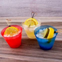 Buy ✔️ BarMan Red, Clear, And Blue Tumblers - 20ct. - 9 Ounce ⭐ -Barman Sales Store tumbler RCB scene 2 700x700