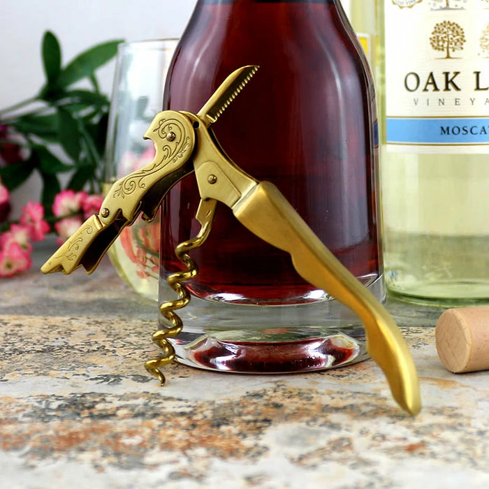 Coupon ๐ BarMan Corkscrew - Gold Plated Double Lever W/ Embellished Etching ๐ 3 Coupon ๐ BarMan Corkscrew - Gold Plated Double Lever W/ Embellished Etching ๐ - Image 3