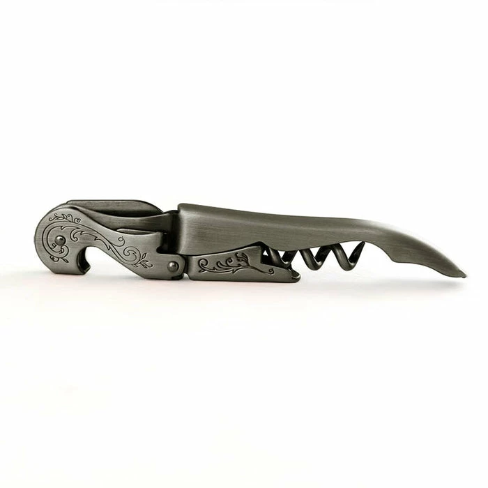 Hot Sale 🎁 BarMan Corkscrew - Stainless Steel Double Lever W/ Embellished Etching ⭐ 3 Hot Sale 🎁 BarMan Corkscrew - Stainless Steel Double Lever W/ Embellished Etching ⭐ - Image 3