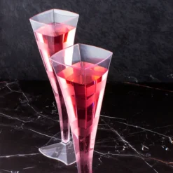 Top 10 🥰 BarMan Plastic Wavy Flutes - 5 Ounce - 6 Count 😉 -Barman Sales Store wavy flutes scene2 700x700