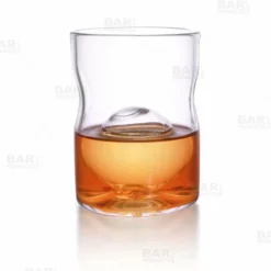 Brand new ❤️ BarMan BarConic® 4 Oz Whiskey Glass With Ice Ball Insert ⭐ -Barman Sales Store whisky glass with ice ball 700x700
