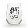 Coupon 🧨 BarMan Wine Me Up Stemless Wine Glass ⭐