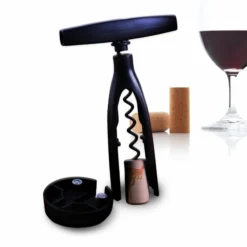 Brand new 🥰 BarMan Corkscrew With Foil Cutter/Stand - Black ✔️
