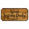 Flash Sale 😉 BarMan Wine Tasting Daily Wood Plaque Sign 🔔