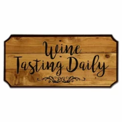 Flash Sale 😉 BarMan Wine Tasting Daily Wood Plaque Sign 🔔